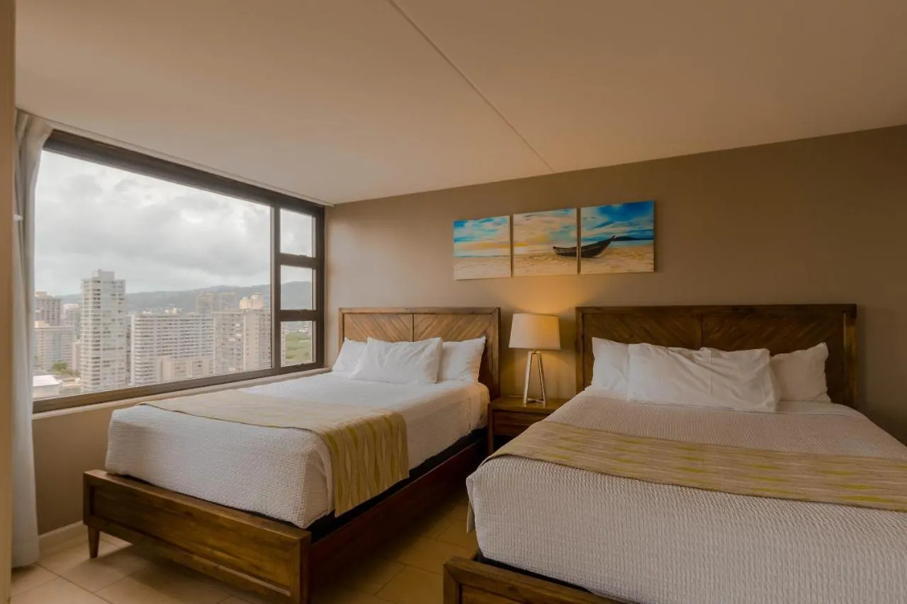 Apartmán Deluxe Studio Condos Near Waikiki Beach - Free Parking & Outdoor Pool Honolulu