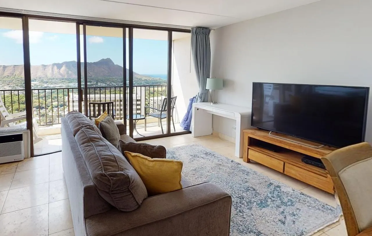 Apartmán Deluxe Studio Condos Near Waikiki Beach - Free Parking & Outdoor Pool Honolulu