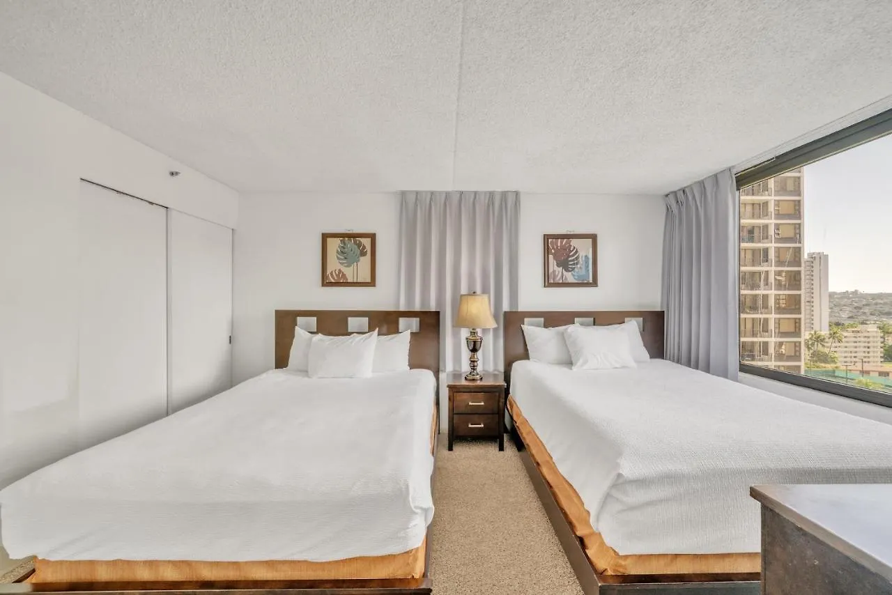 Apartmán Deluxe Studio Condos Near Waikiki Beach - Free Parking & Outdoor Pool Honolulu