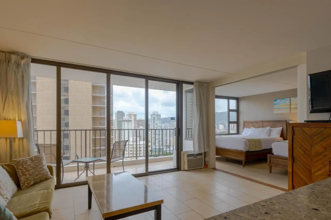 Apartmán Deluxe Studio Condos Near Waikiki Beach - Free Parking & Outdoor Pool Honolulu