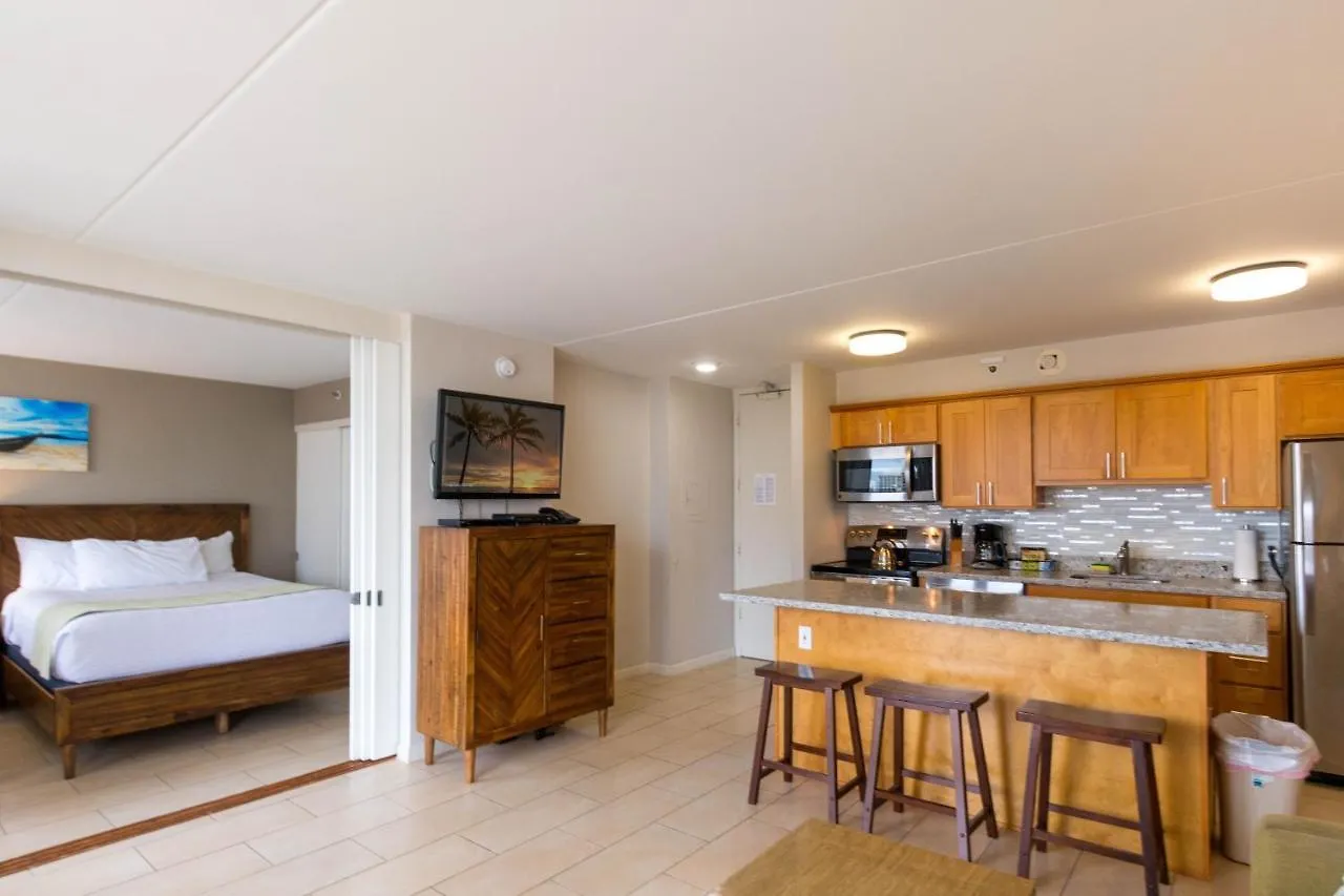 Deluxe Studio Condos Near Waikiki Beach - Free Parking & Outdoor Pool Honolulu 0*,  USA